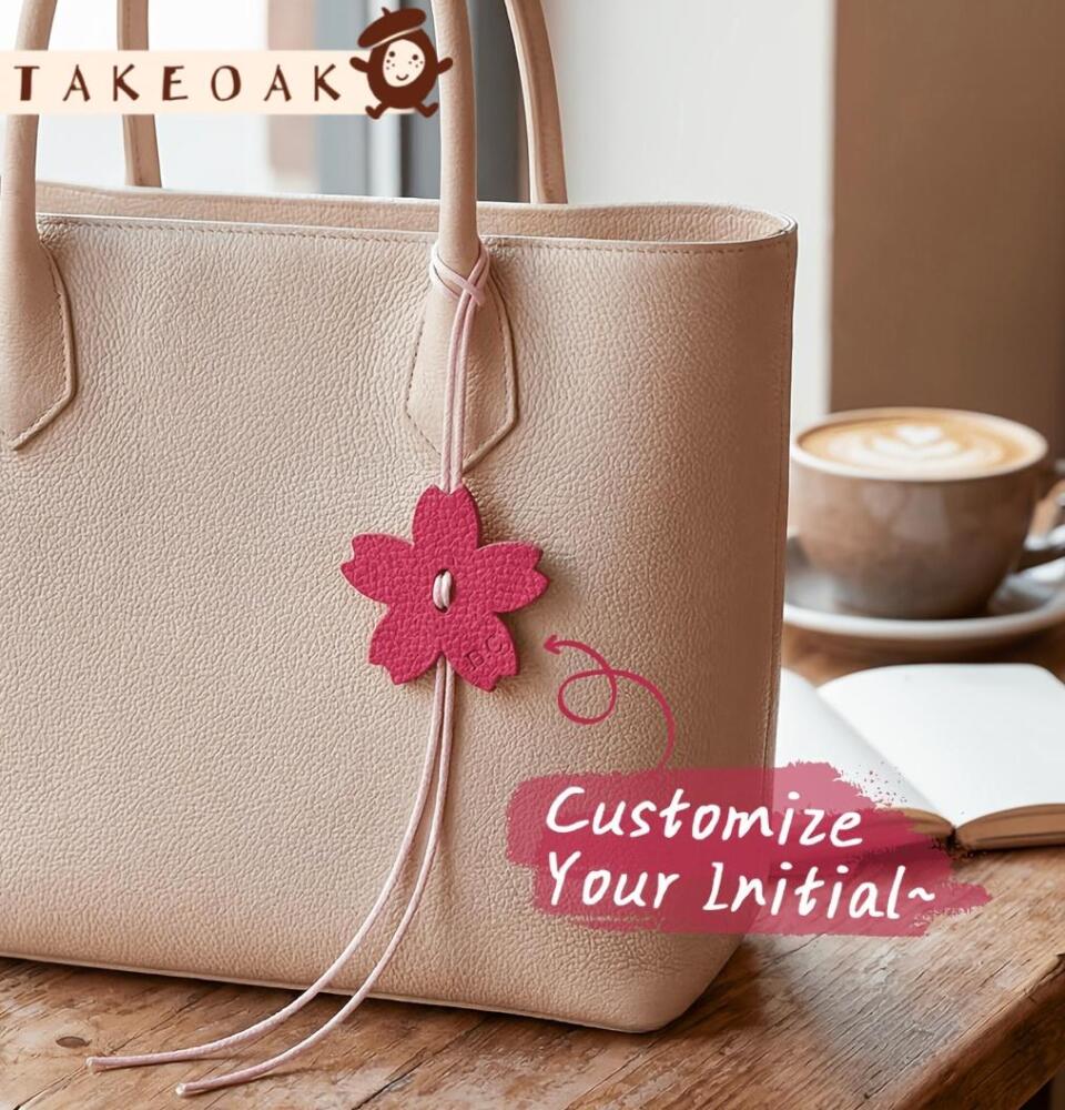 Travel Accessories Bag For Women - Custom Initials Cherry Blossom Bag Suitcases