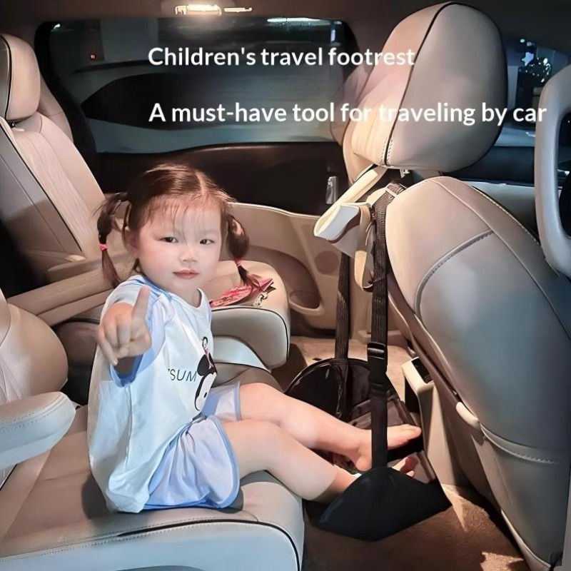 Travel Accessories With Kids - Adjustable Portable Car Travel Foot Sling