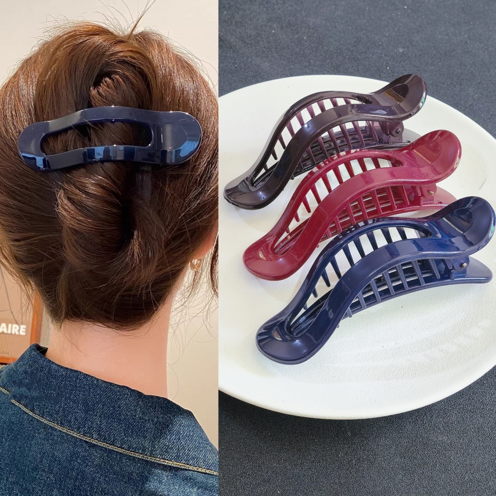 Travel Accessories For Elderly - Large Flat Duckbill Hair Claw Clips