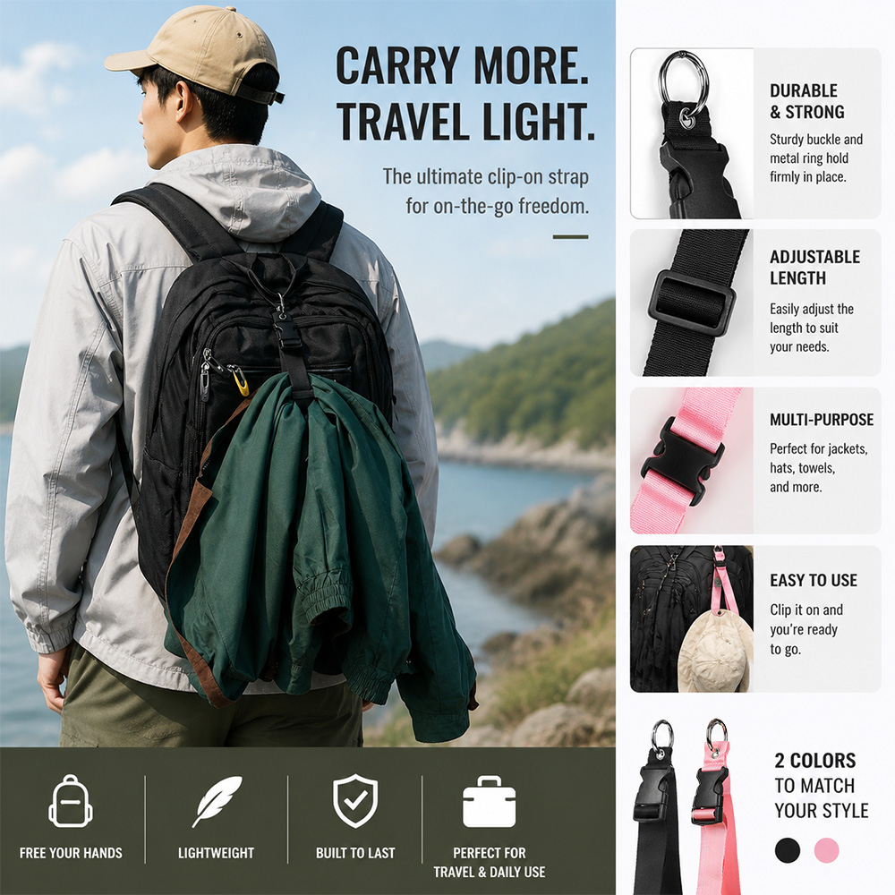 Luggage Strap Belt - Portable Anti-Theft Luggage Strap Durable Outdoor