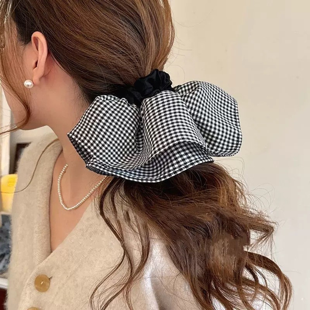Extra Large Plaid Hair Ties El - Travel Accessories For Elderly review and price