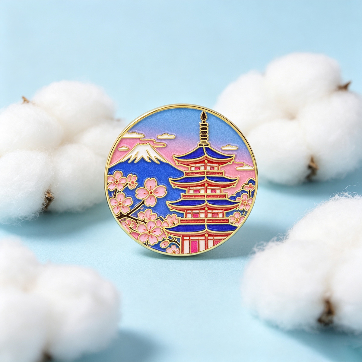 Japanese Cherry Blossom Enamel - Travel Accessories Jewelry review and price