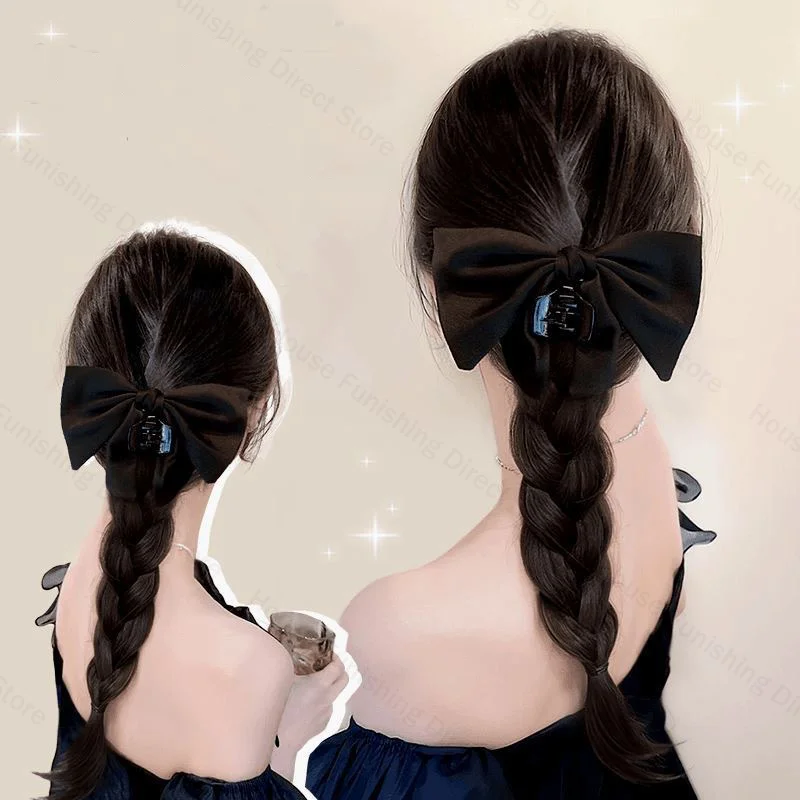 NEW Claw Clip Bow Wig Ponytail - Travel Accessories For Elderly review and price