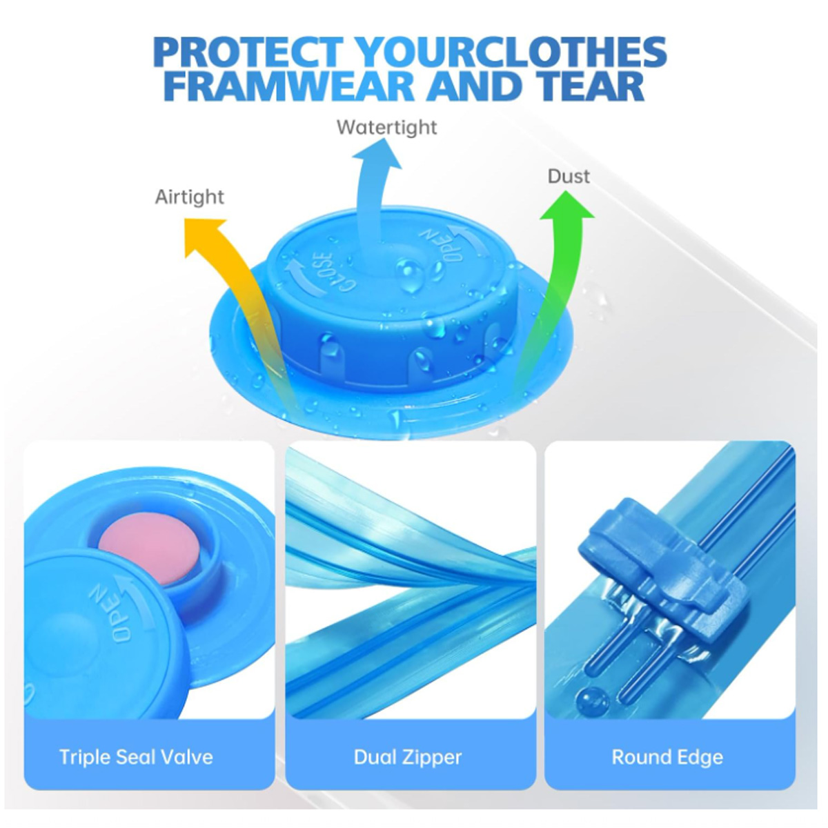 3PCS Vacuum Bag With Valve or  - Travel Accessories In Store review and price