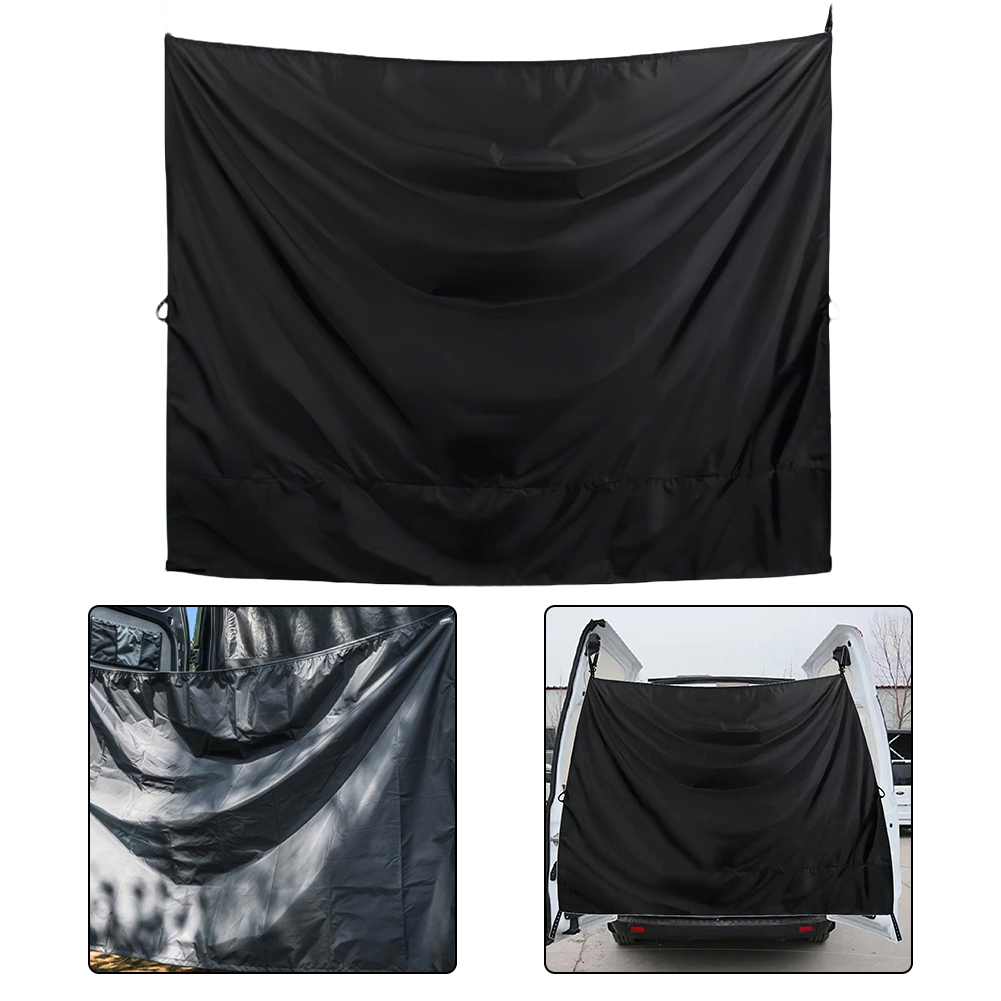 /Black /Rear /Door Curtain 180 - Travel Van Accessories review and price