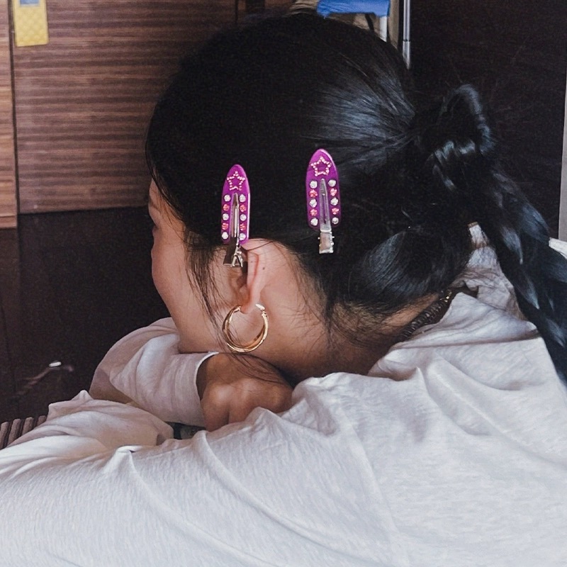 Love Heart Rhinestone Bangs Cl - Travel Accessories Jewelry review and price