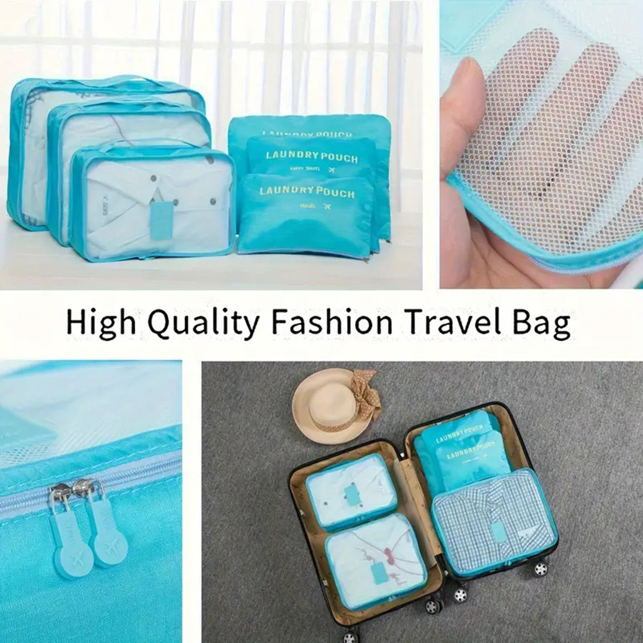 6pcs Travel Organizer Storage  - Travel Accessories Bag For Women review and price