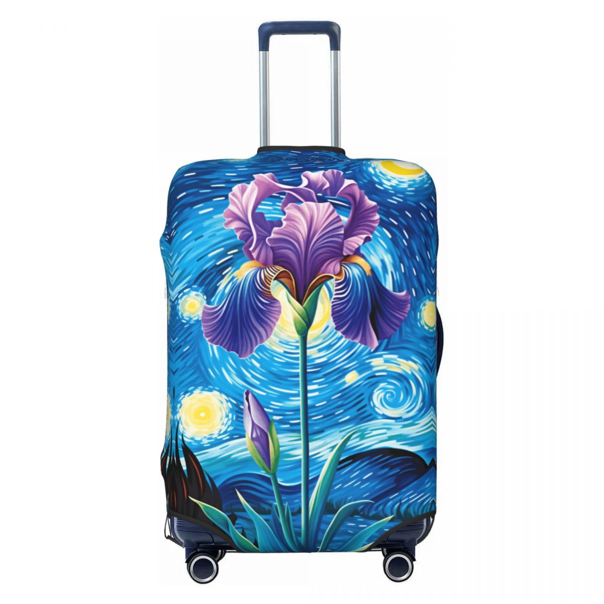 Irises With Van Gogh Starry Ni - Travel Van Accessories review and price
