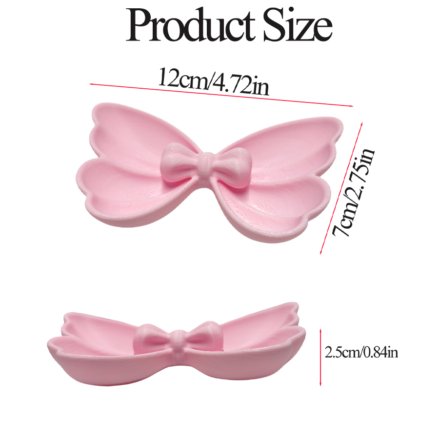 2Pcs Mini Bow-Shaped Jewelry S - Travel Accessories Jewelry review and price