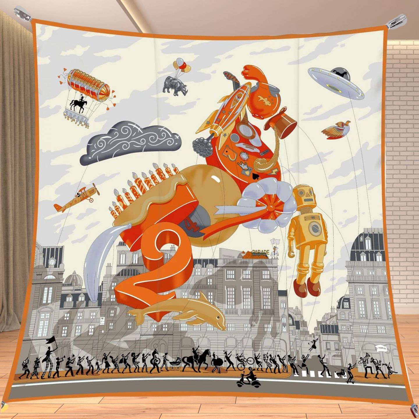 90cm Twill Silk Like Square Sc - Travel Accessories For Elderly review and price