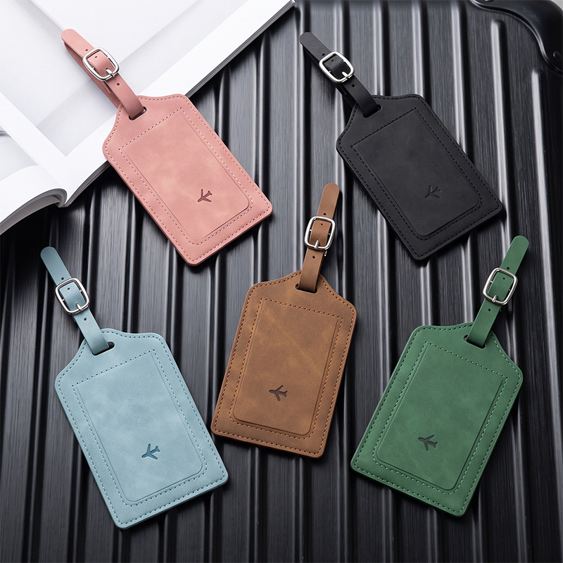 1PC PU Leather Luggage Tag Wom - Travel Accessories Bag For Women review and price