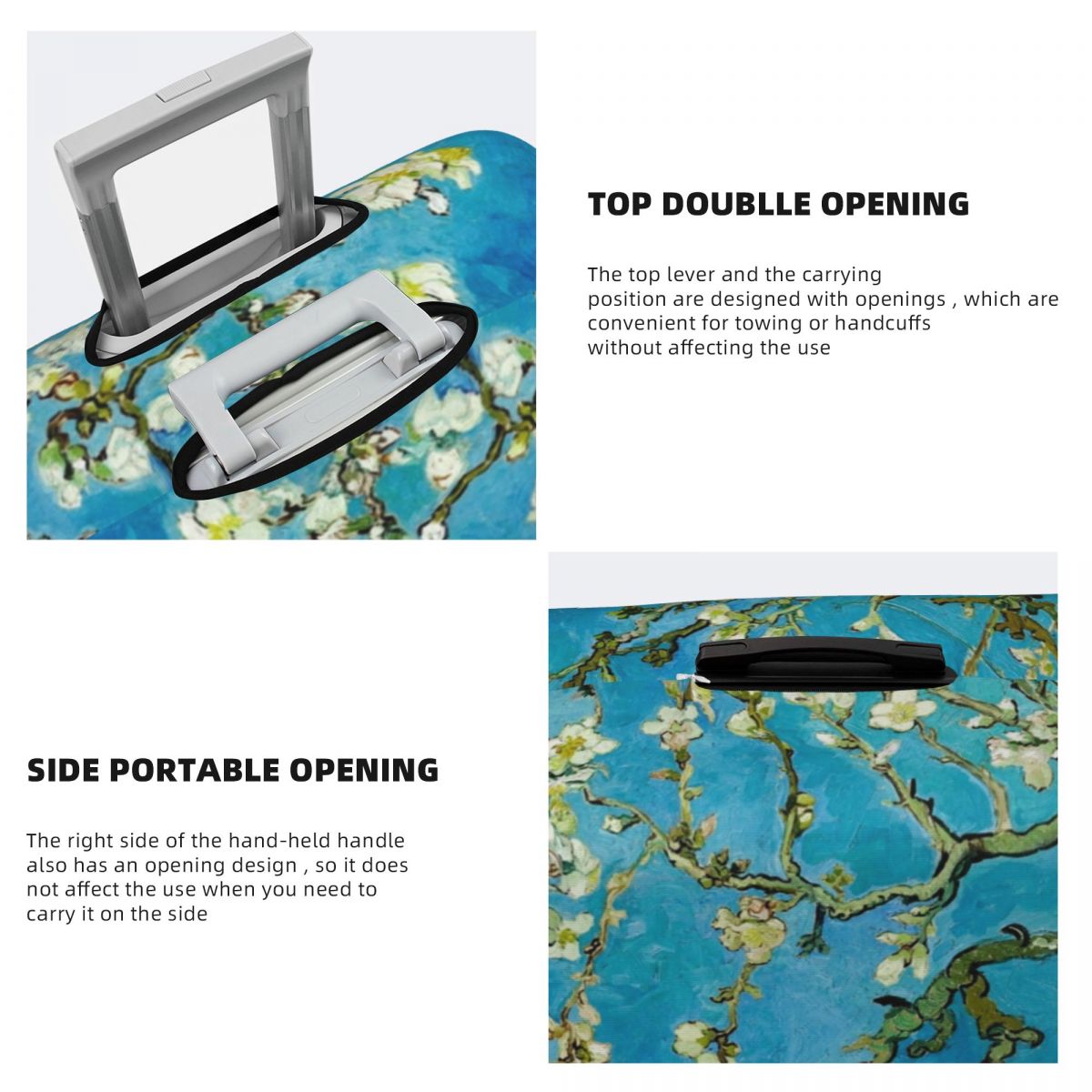 Almond Blossom Suitcase Cover  - Travel Van Accessories review and price