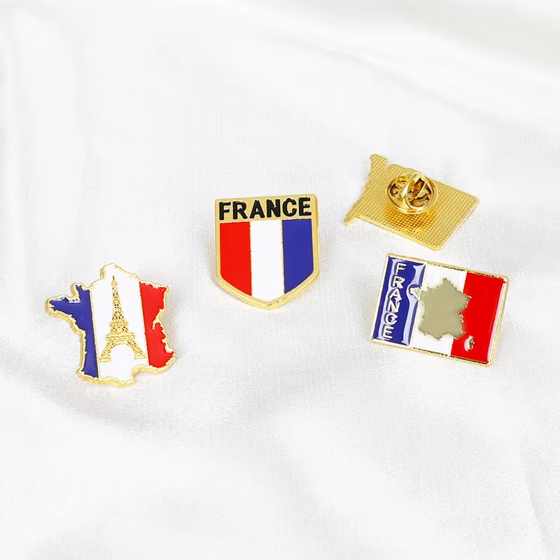 France Flag Enamel Pins Eiffel - Travel Accessories Jewelry review and price