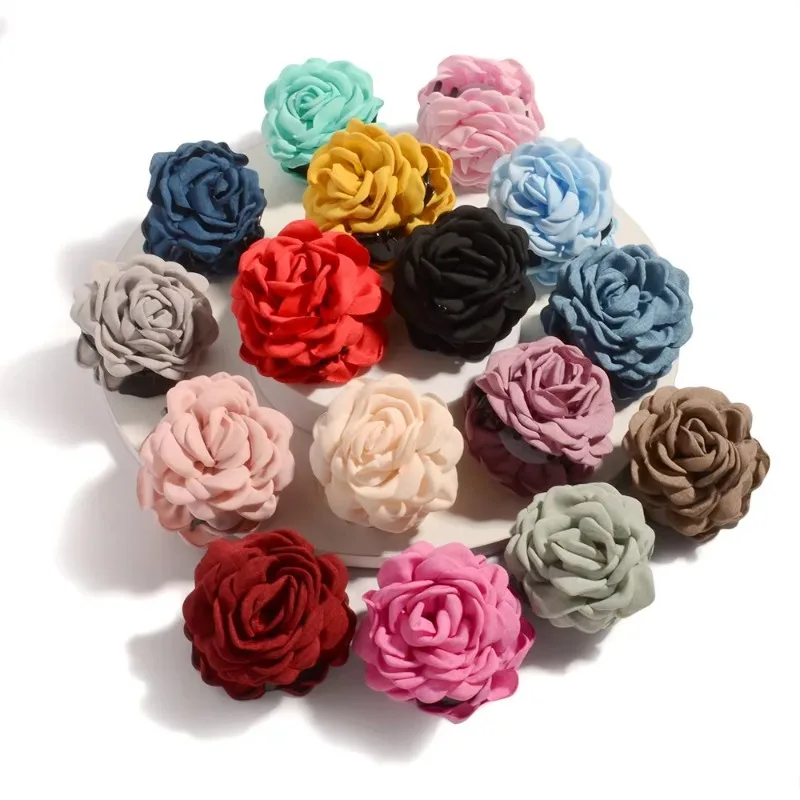 French Fabric Rose Flower Hair - Travel Accessories For Elderly review and price